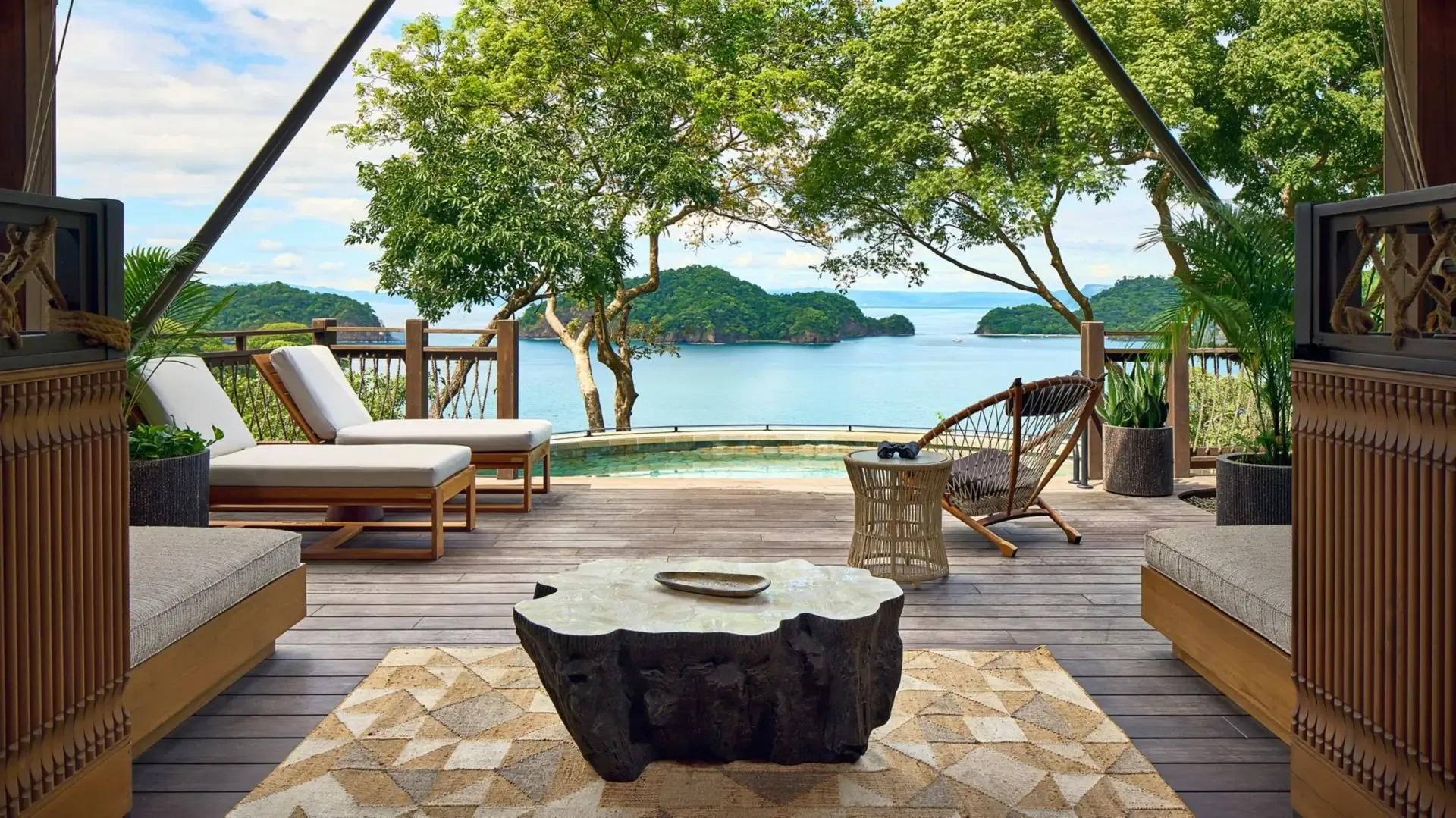 Pacific coast view from a completed home in Nicaragua, illustrating the lifestyle and value of building in Nicaragua versus Costa Rica or Panama